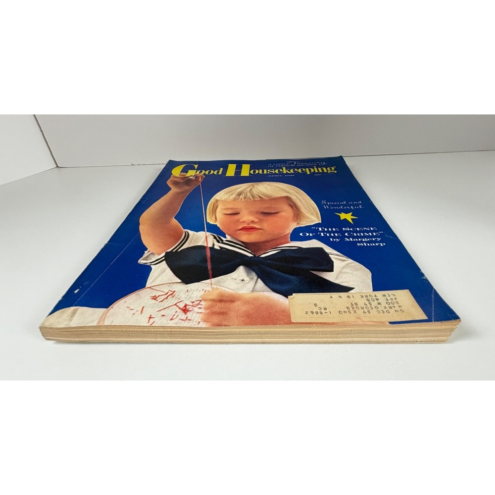 Vintage Good Housekeeping Magazine April 1957 Child Cover Mid Century Ads - Picture 3 of 11